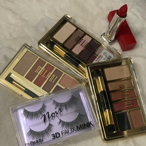 Milani Other - Eyeshadow, eyelashes and lipstick